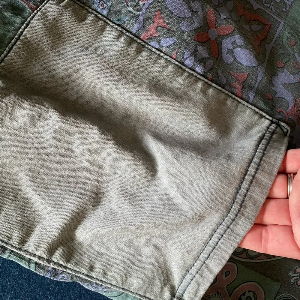 SURF PONCHO/KOREAN SWEATSHIRT DRESS w/ POCKETS & pretty design! Worn once⚡️EUC⚡️ - Picture 12 of 13